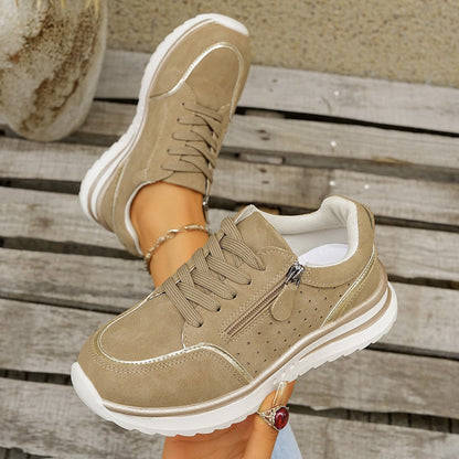 Supportive Lace Up Trainers Modern for Women | Gina