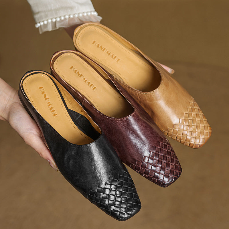 Classic leather slip-on loafers for women | Dalvi - 22