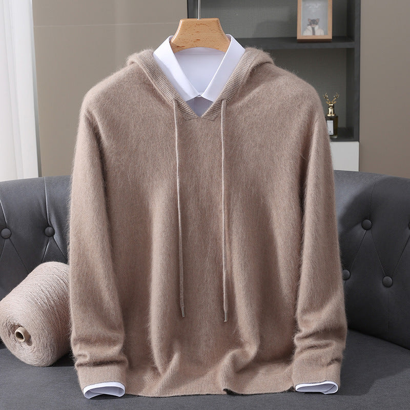 Relaxed Fit Hooded Sweater Cozy For Men | Caedmon