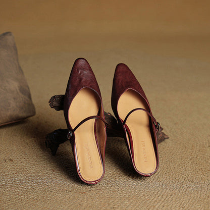 Classic leather slip-on loafers for women | Orella - 14