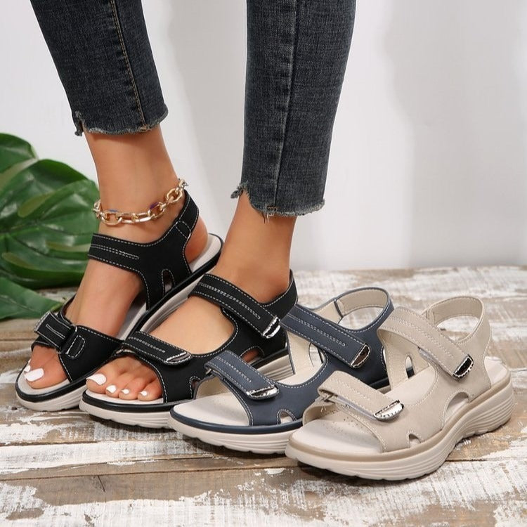 Classic orthopaedic everyday comfortable sandals for women | Marjorie -8