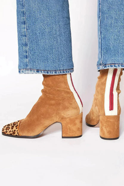 Elegant everyday heeled ankle boots for women | Aria -6