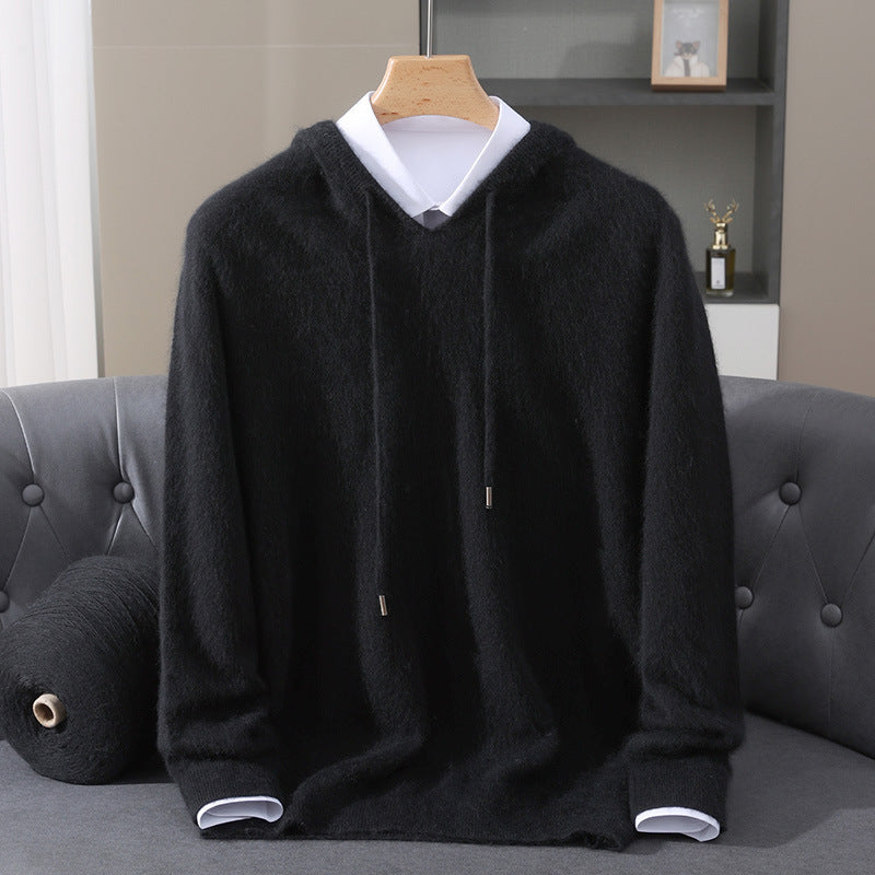 Relaxed Fit Hooded Sweater Cozy For Men | Caedmon