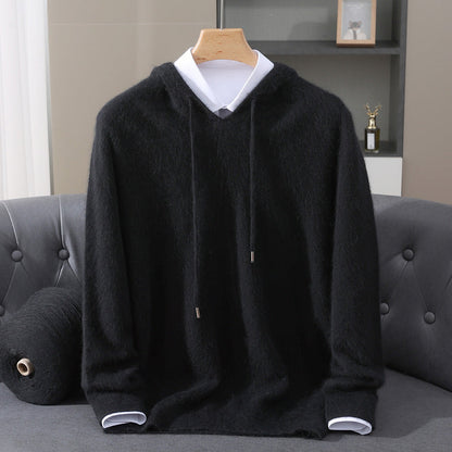 Relaxed Fit Hooded Sweater Cozy For Men | Caedmon