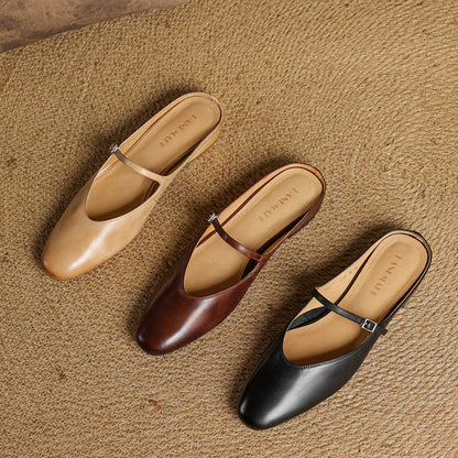 Classic leather slip-on loafers for women | Merisa - 10