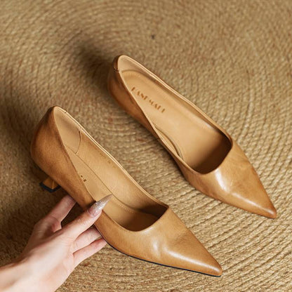Elegant block-heel evening heels for women | Anok - 22