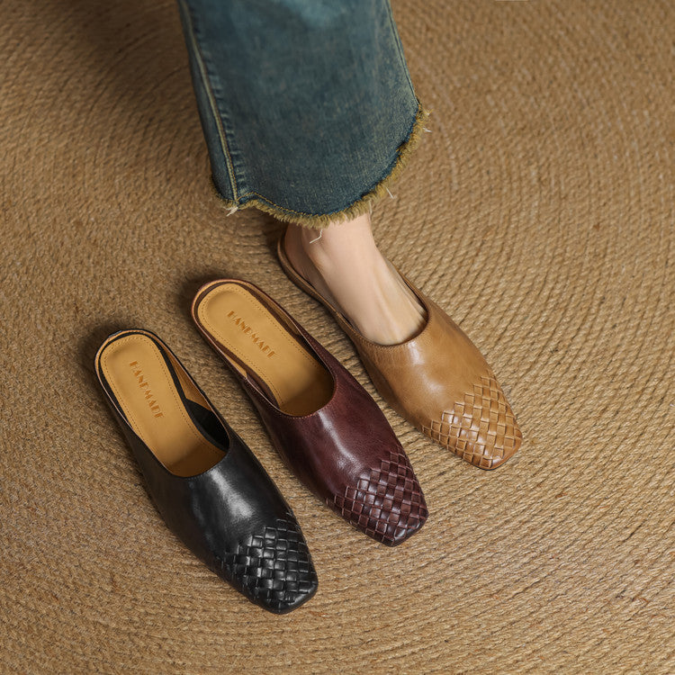 Classic leather slip-on loafers for women | Dalvi - 23