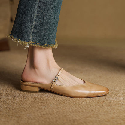 Classic leather slip-on loafers for women | Merisa - 12
