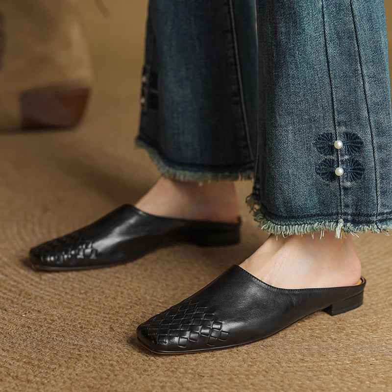 Classic leather slip-on loafers for women | Dalvi - 16
