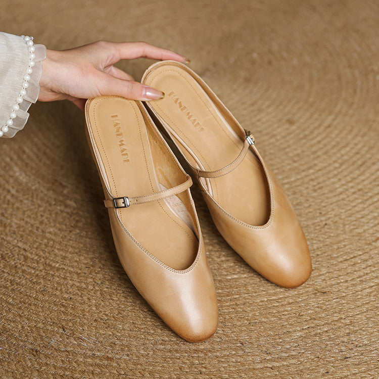 Classic leather slip-on loafers for women | Merisa - 15