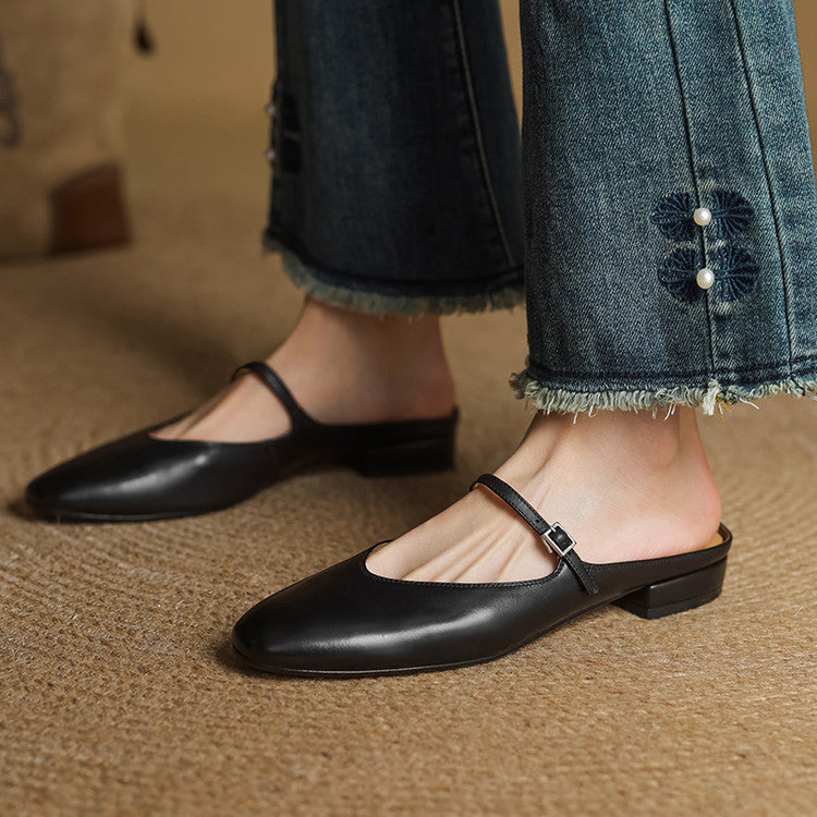 Classic leather slip-on loafers for women | Merisa - 21