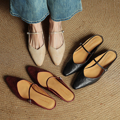 Classic leather slip-on loafers for women | Orella - 7