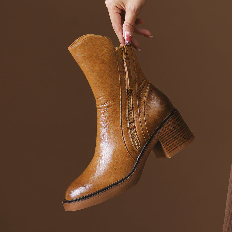 Elegant leather ankle boots for women | Grazia - 11