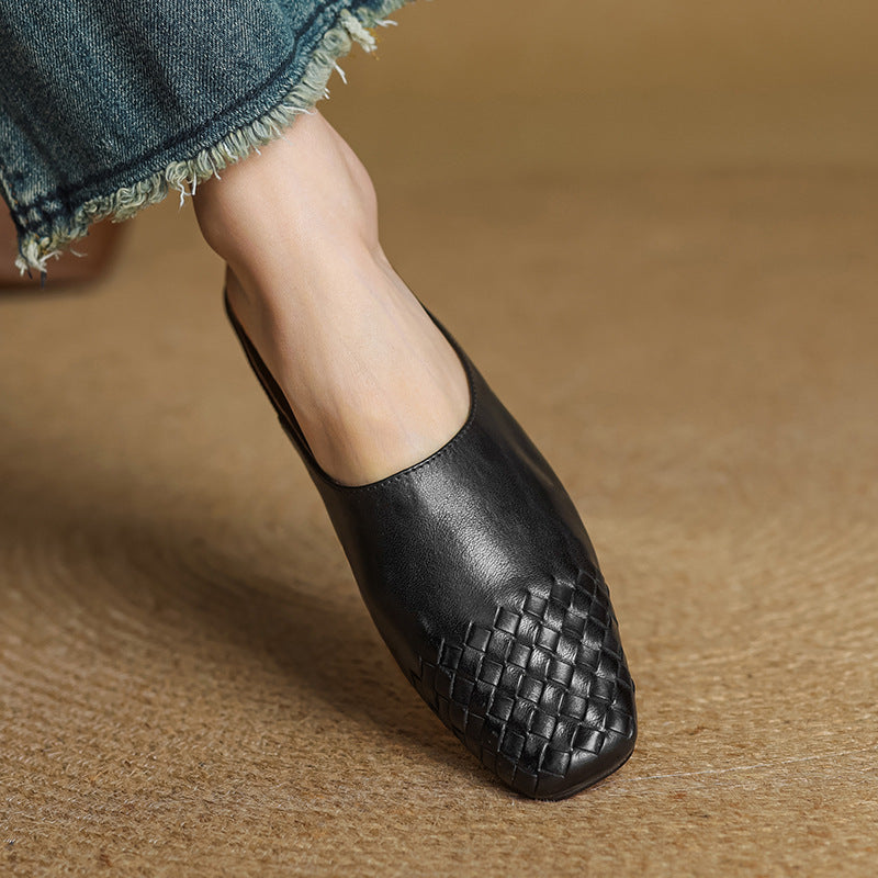 Classic leather slip-on loafers for women | Dalvi - 20