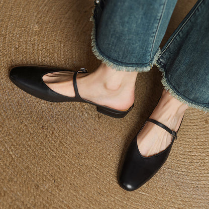 Classic leather slip-on loafers for women | Merisa - 20