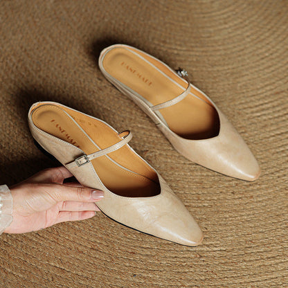 Classic leather slip-on loafers for women | Orella - 4