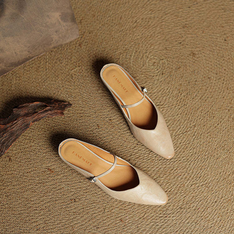 Classic leather slip-on loafers for women | Orella - 5