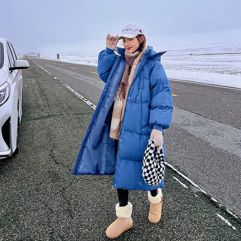 Comfortable Hooded Long Puffer Jacket Stylish For Women | Eloisa