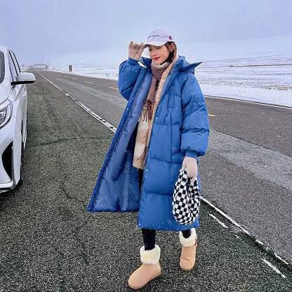 Comfortable Hooded Long Puffer Jacket Stylish For Women | Eloisa