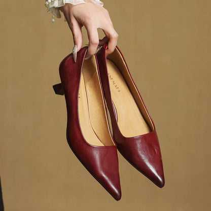 Elegant block-heel evening heels for women | Anok - 6