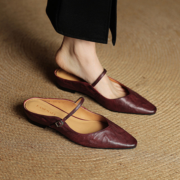 Classic leather slip-on loafers for women | Orella - 8