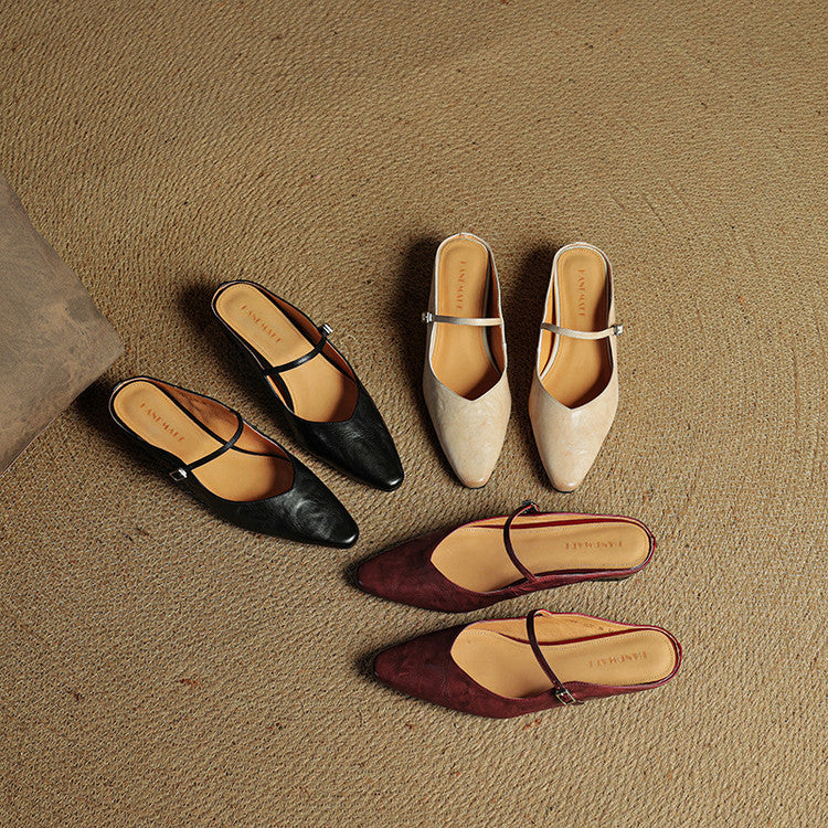 Classic leather slip-on loafers for women | Orella - 24
