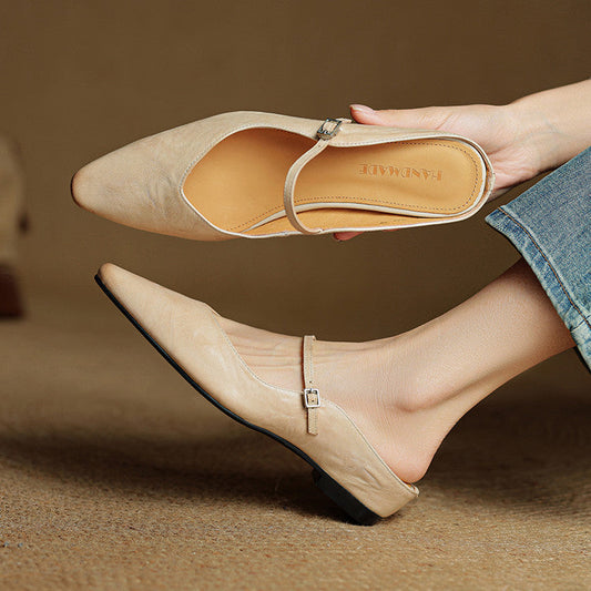 Classic leather slip-on loafers for women | Orella - 1