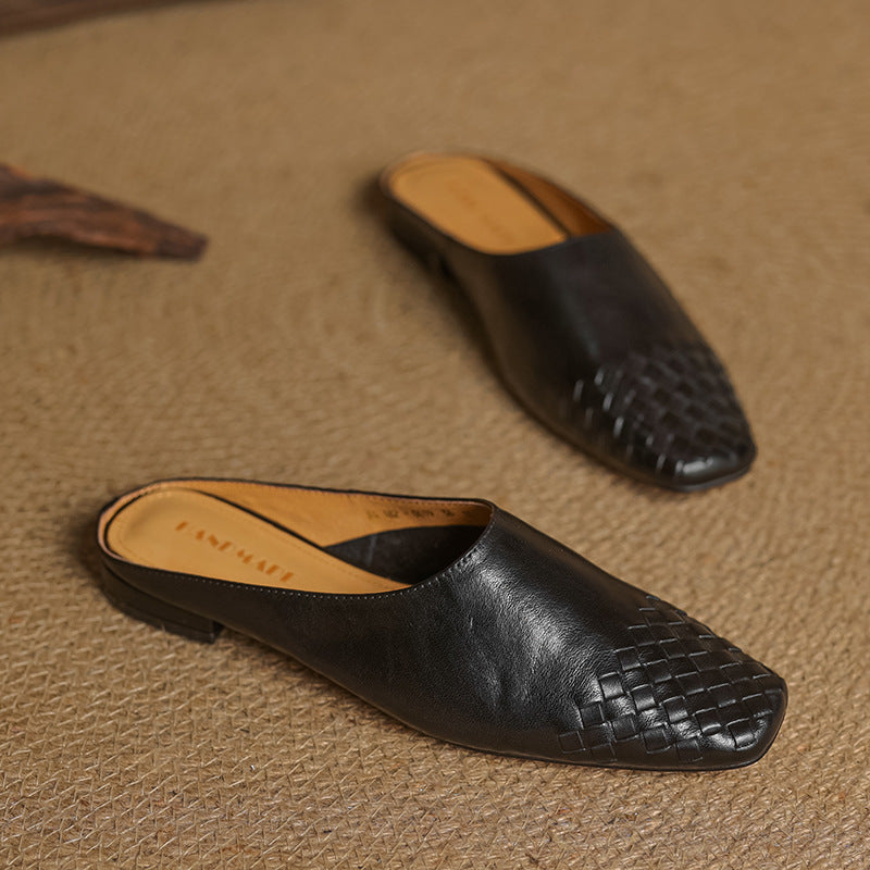 Classic leather slip-on loafers for women | Dalvi - 15