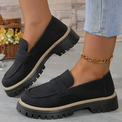 Classic Comfortable Slip On Loafers Refined For Women | Arvella