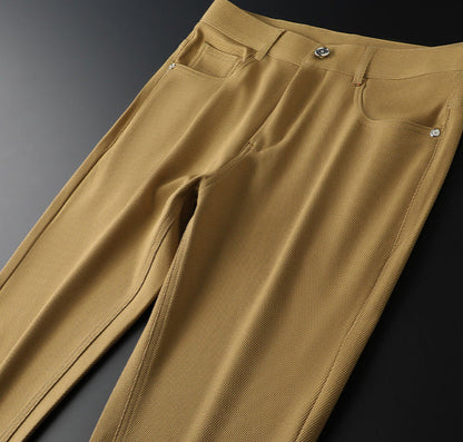 Tailored Straight Leg Trousers Versatile For Men | Valerio
