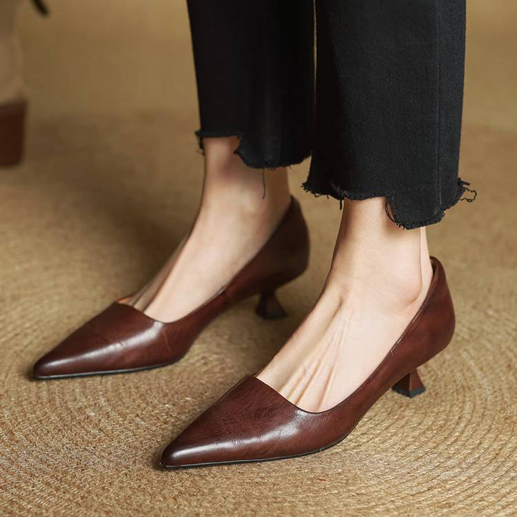 Elegant block-heel evening heels for women | Anok - 13