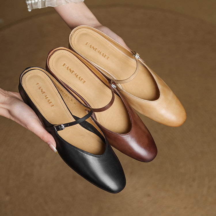 Classic leather slip-on loafers for women | Merisa - 26