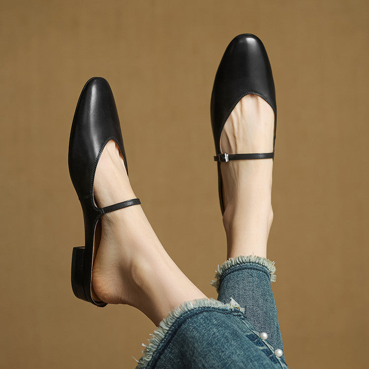 Classic leather slip-on loafers for women | Merisa - 22