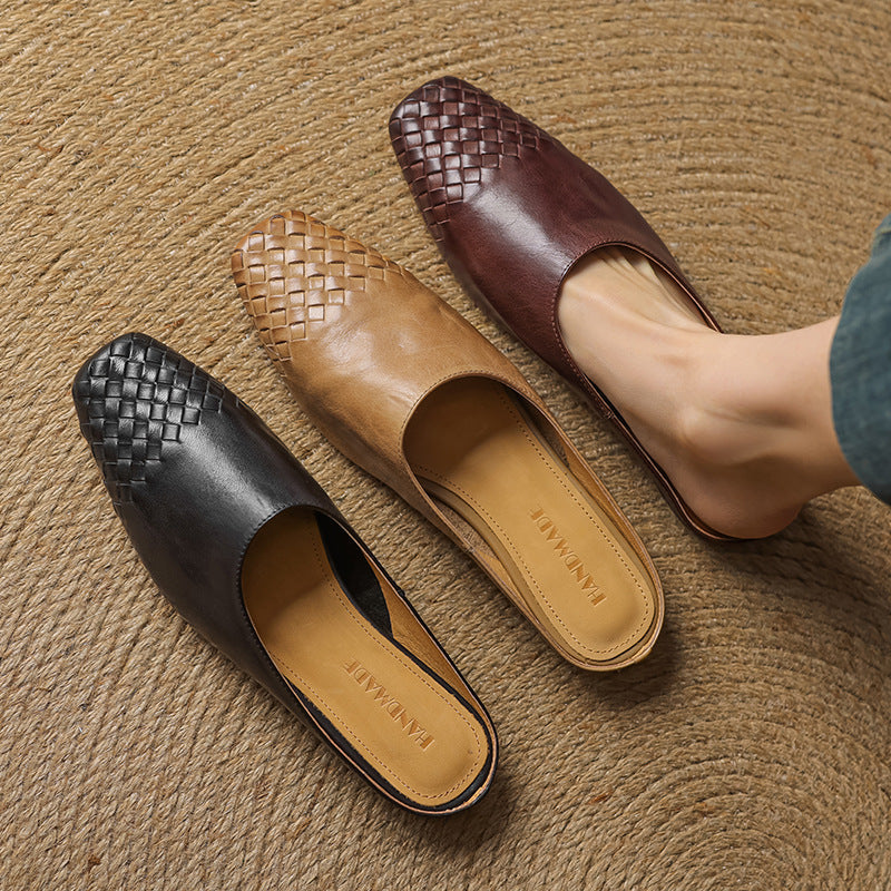 Classic leather slip-on loafers for women | Dalvi - 7