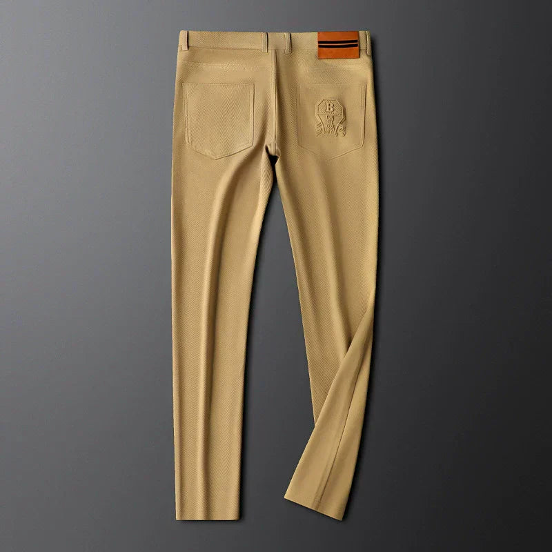 Tailored Straight Leg Trousers Versatile For Men | Valerio