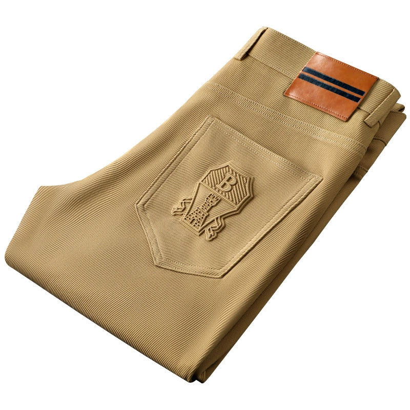 Tailored Straight Leg Trousers Versatile For Men | Valerio