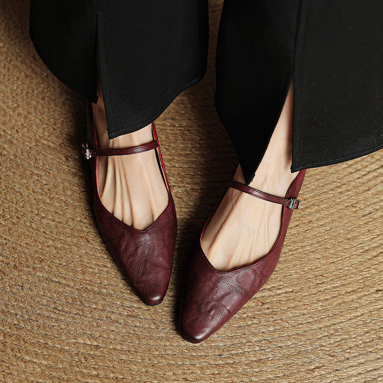 Classic leather slip-on loafers for women | Orella - 9