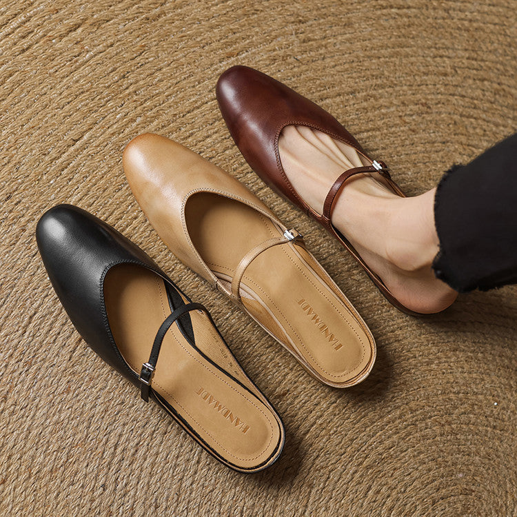 Classic leather slip-on loafers for women | Merisa - 27