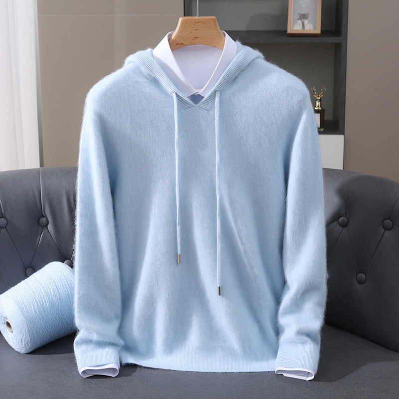 Relaxed Fit Hooded Sweater Cozy For Men | Caedmon