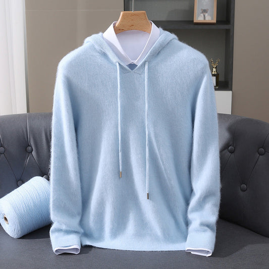Relaxed Fit Hooded Sweater Cozy For Men | Caedmon