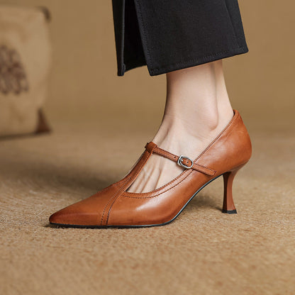 Elegant block-heel evening heels for women | Lorena - 2