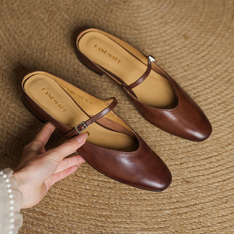 Classic leather slip-on loafers for women | Merisa - 3