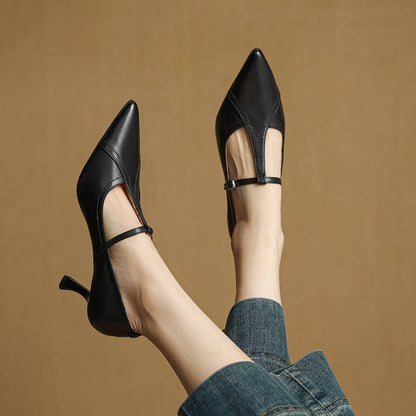 Elegant block-heel evening heels for women | Lorena - 8
