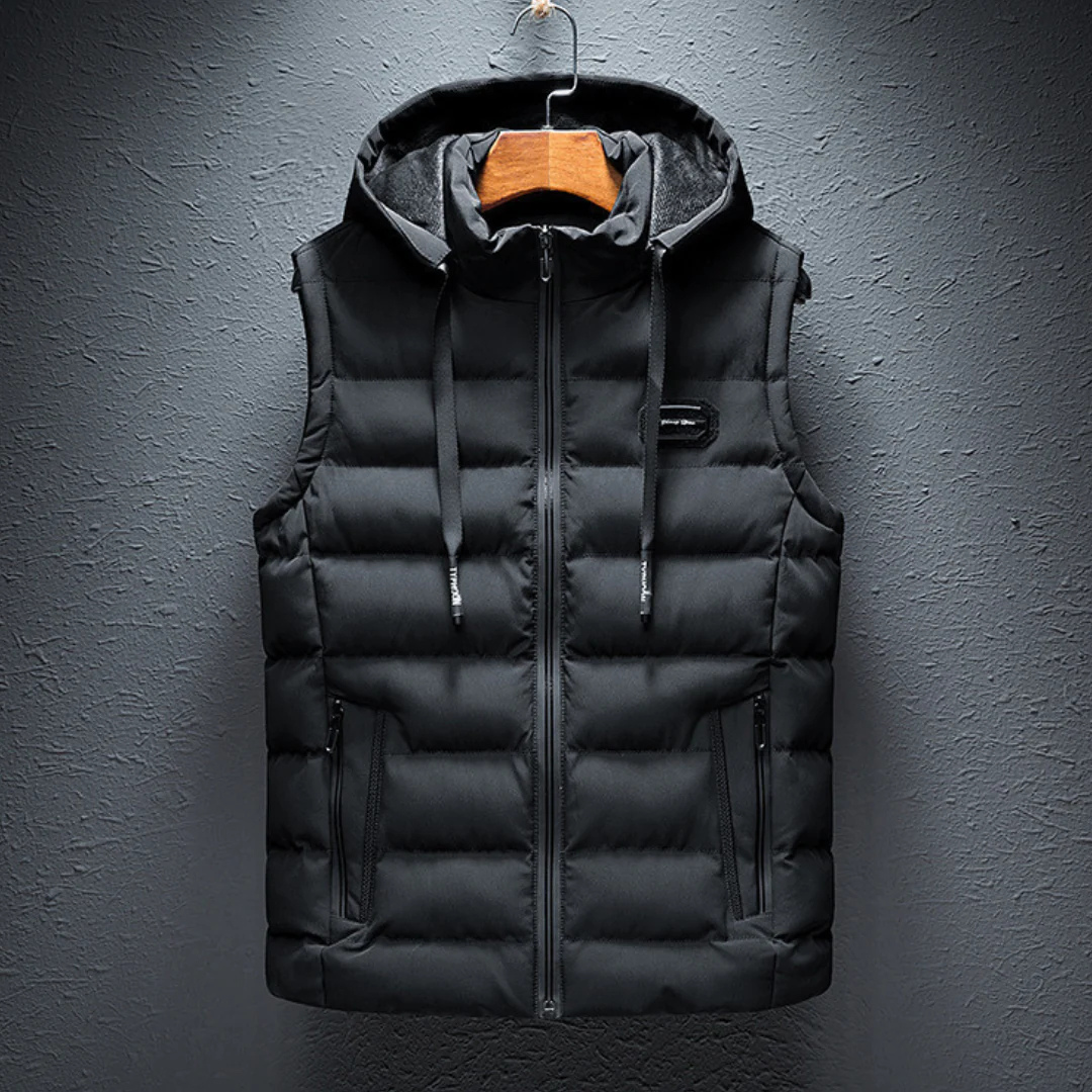 Padded Hooded Gilet Vest Stylish For Men | Kaedon