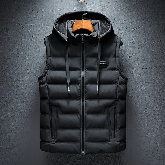 Padded Hooded Gilet Vest Stylish For Men | Kaedon