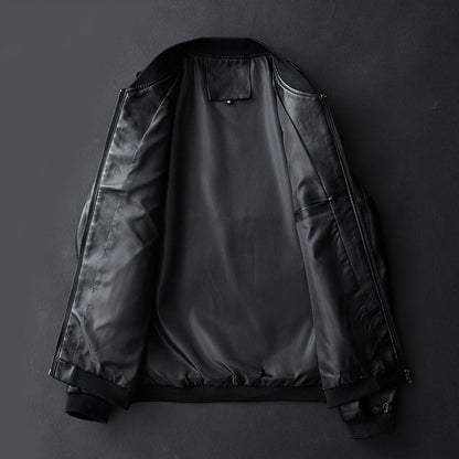 Classic leather everyday jacket for men | Lorenzo - 5