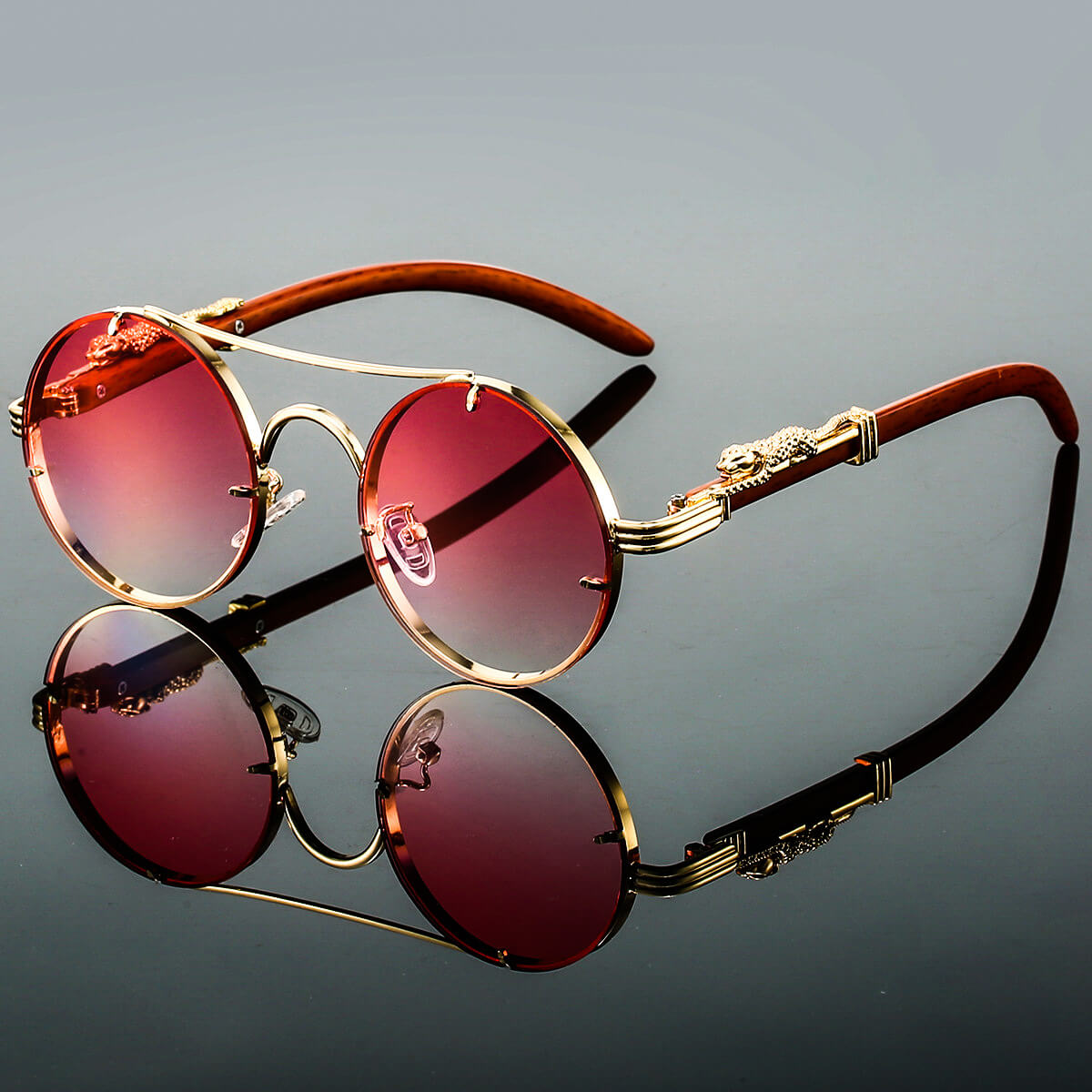 Classic retro tinted sunglasses for men | Panthera - 6