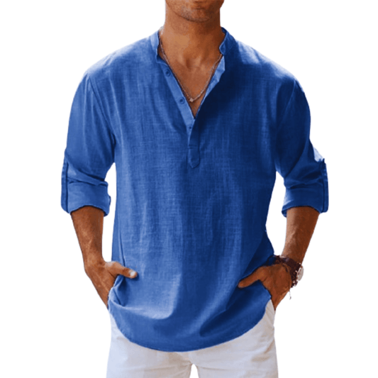 Breathable linen everyday shirt for men - 1