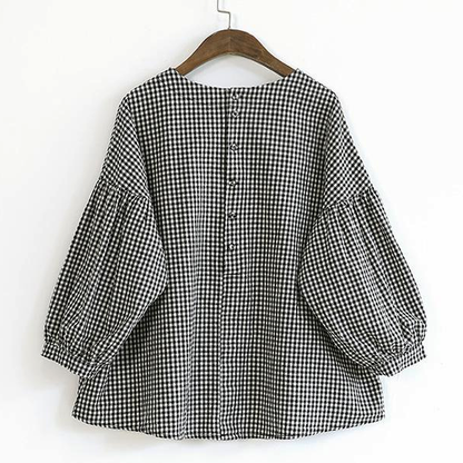 Elegant relaxed everyday blouse for women - 6