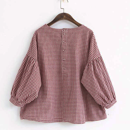 Elegant relaxed everyday blouse for women - 7